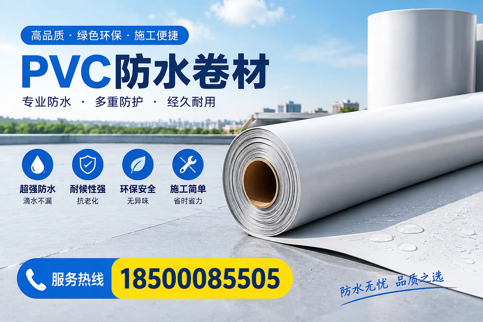 选用PVC防水卷材时需要避开的常见误区，特别是在龙岩